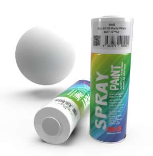 MxS - RAL 9010-M - Mat Beyaz - Sprey Boya
